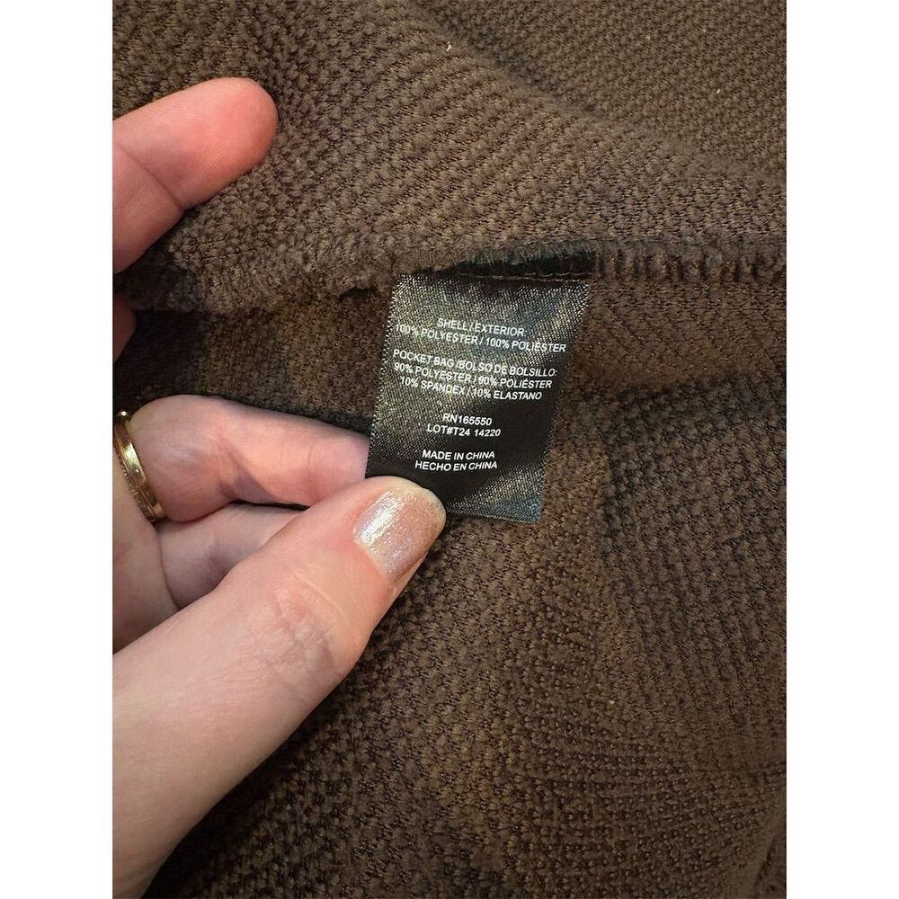 32 Degrees Women's Brown Sherpa Jacket Size L Button Down Casual - Picture 8 of 10